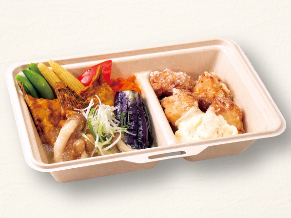 鶏竜田＆黄金カレイ 塩麹みぞれあんセット（おかず）