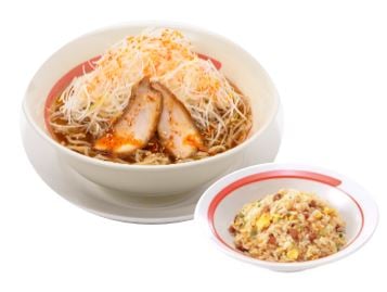 ねぎらーめんチャーハンセット