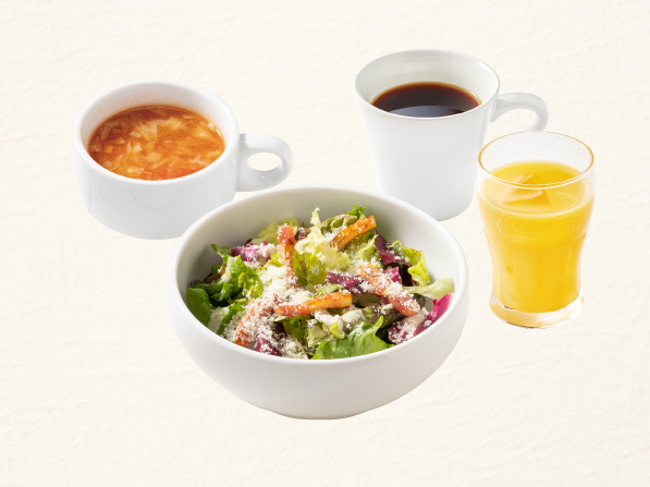 Aセット【ドリンクバー付き】