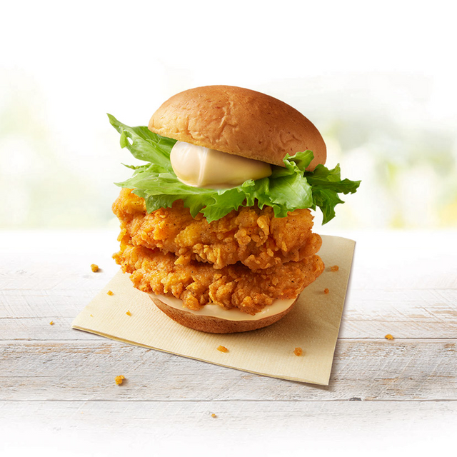 ダブルチキンフィレバーガー