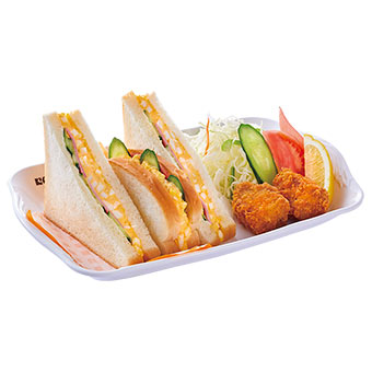 ミックスサンド　コメチキ2ケ付き（単品）