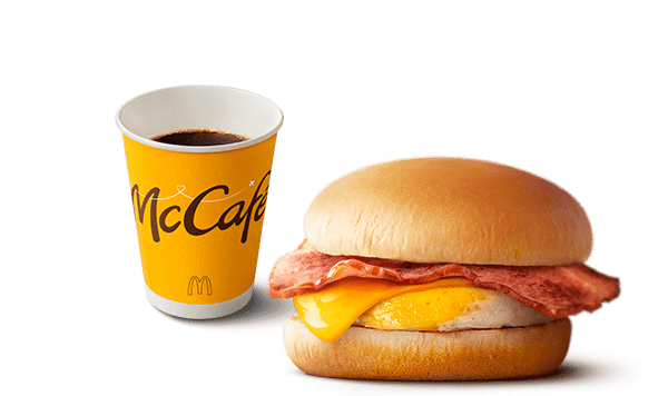 ベーコンエッグマックサンドコンビ