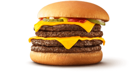 倍ダブルチーズバーガー