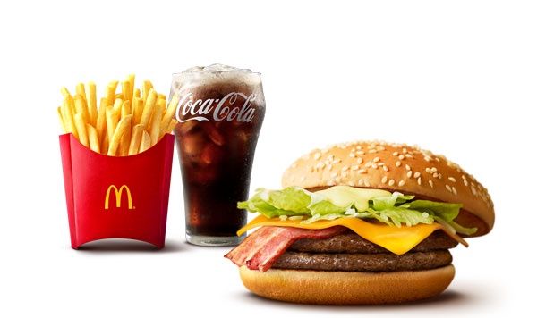 倍ベーコンレタスバーガーセット