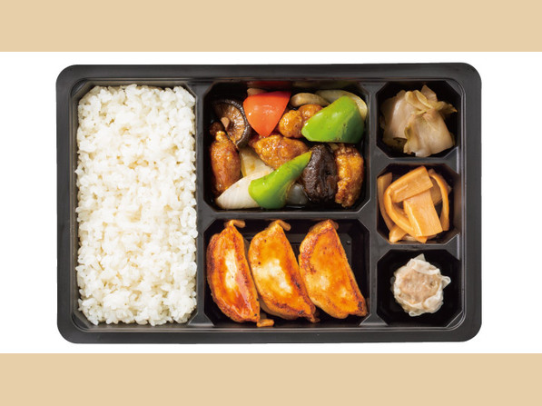 黒酢の酢豚弁当