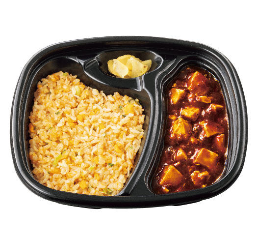 本格中華の最強コンビ！ 四川麻婆豆腐＆炒飯弁当