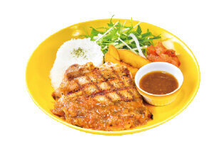 直火焼きグリルチキンプレート