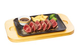 直火焼き厚切りみすじステーキ