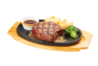 直火焼き厚切りリブロースステーキ