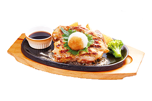 たっぷり大根おろしのグリルチキン