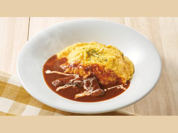 ビーフシチューオムライス