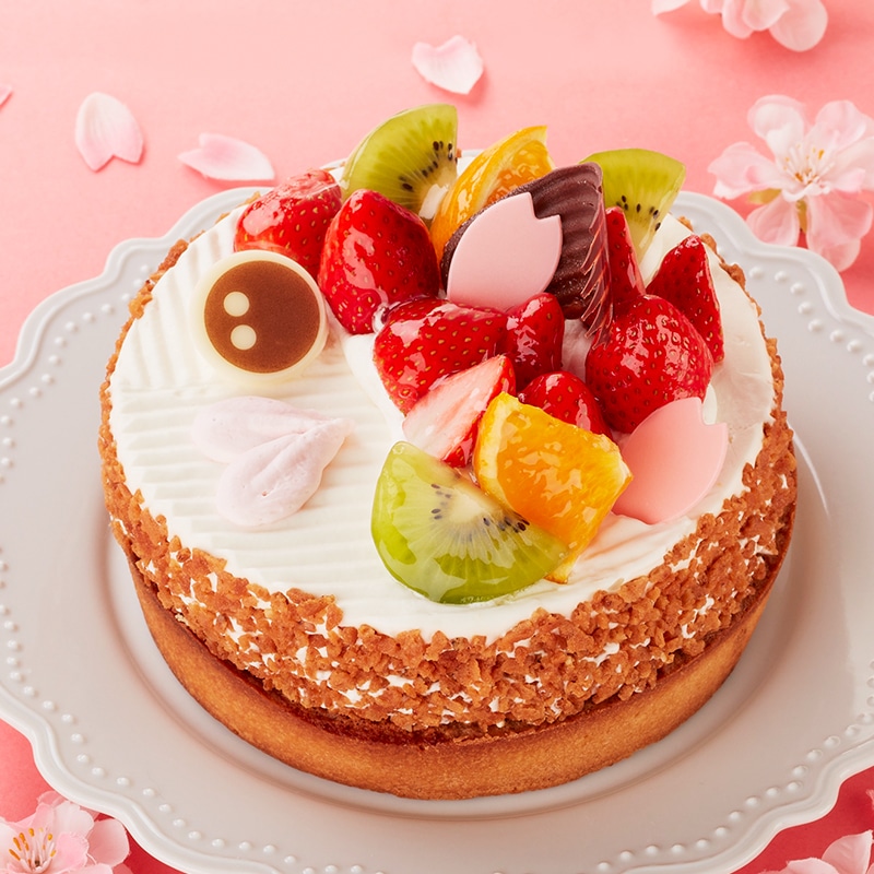 おめでたいフルーツタルトデコレーション14cm