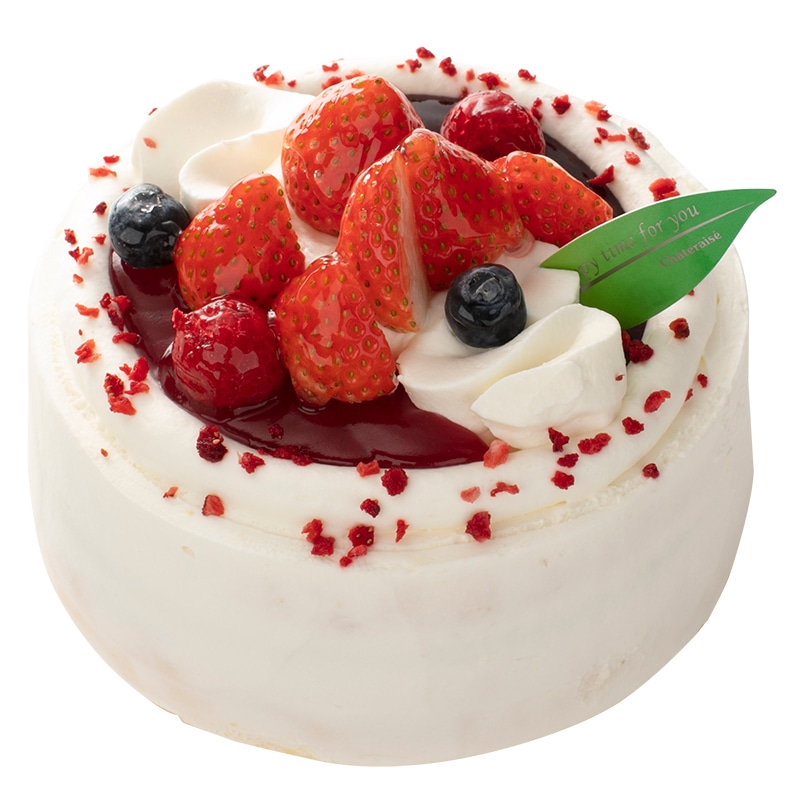 【1~3月限定】ミックスベリーのスフレチーズデコレーション14cm