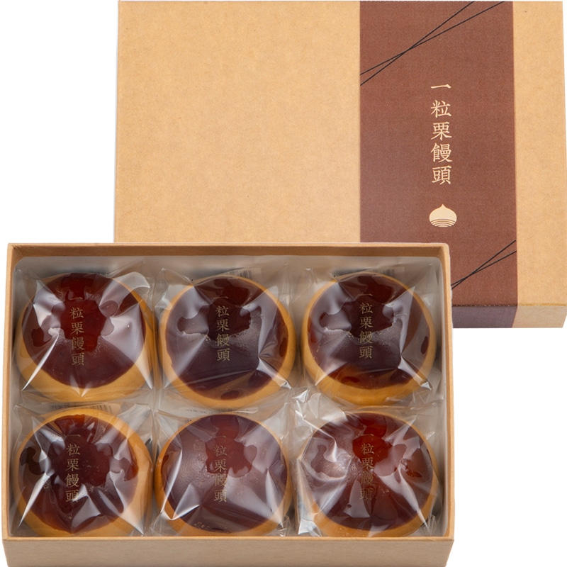 一粒栗饅頭6個入