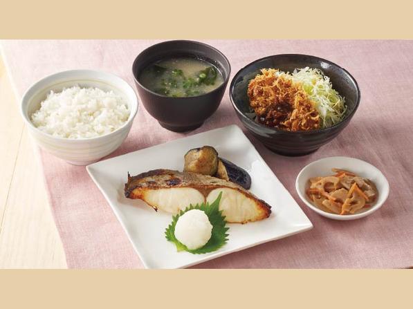 銀ひらすの西京焼き＆ひれかつ膳