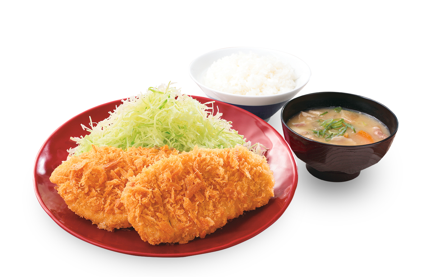 ダブルロースカツ定食