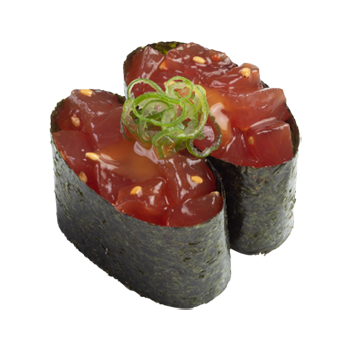 まぐろユッケ(卵黄醤油)