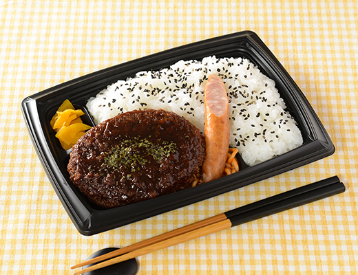 ごはん大盛！メンチ＆ウインナー弁当