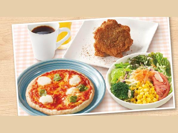 おすすめプチセットB
（ちいさなマルゲリータ＆フライドチキン（ケイジャン）＆ジョナサンサラダ）