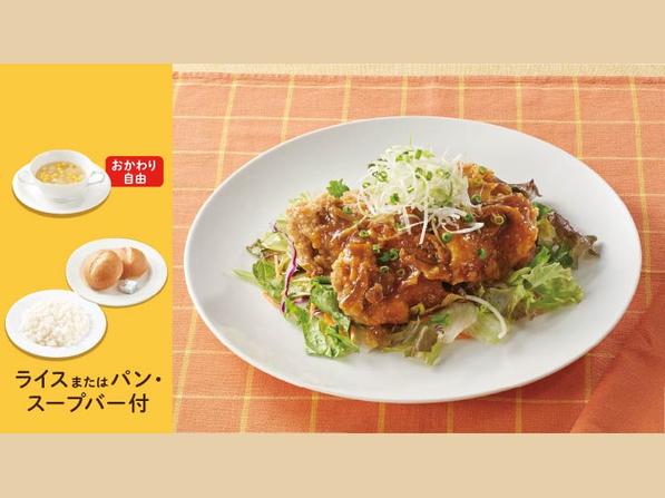 竜田チキン甘辛醤ソースランチ（ライス付き）
