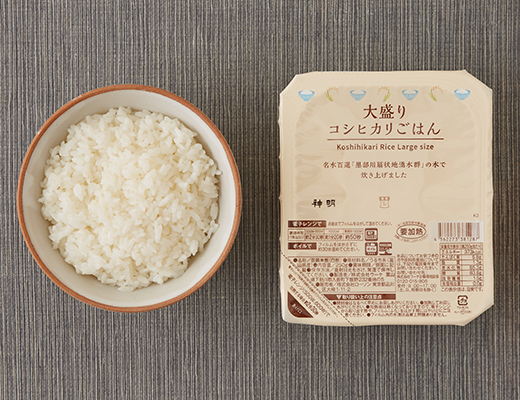 大盛りコシヒカリごはん 250g