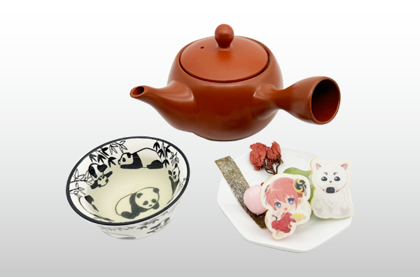神楽と定春の花より団子と酢昆布茶