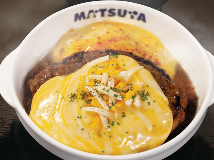 チーズシャリアピンソースハンバーグ定食