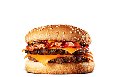 ダブルベーコンチーズバーガー