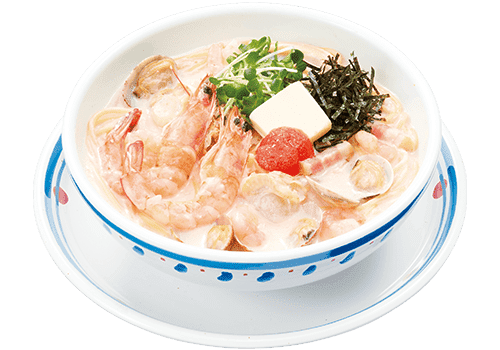 エビの明太子クリームスープパスタ